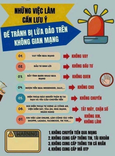 canh bao cac thu doan lua dao tren khong gia  mang