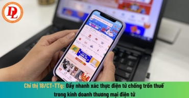 chi thi so 18 nam 2023 cua thu tuong chinh phu  ve day manh ket noi chia se du lieu phuc vu phat trien thuong mai dien tu chong that thu thue bao dam an ninh tien te